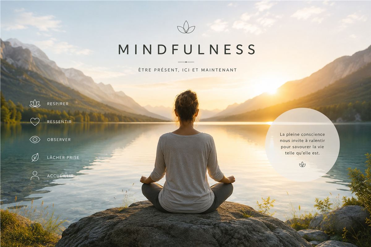 Mindfulness, être présent ici et maintenant